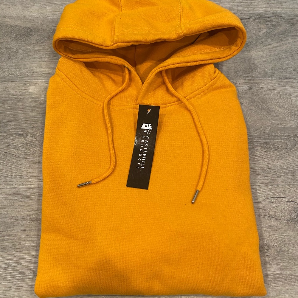 Mustard blank hoodie
